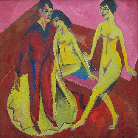 Ernst Ludwig Kirchner Dance School, china oil painting image